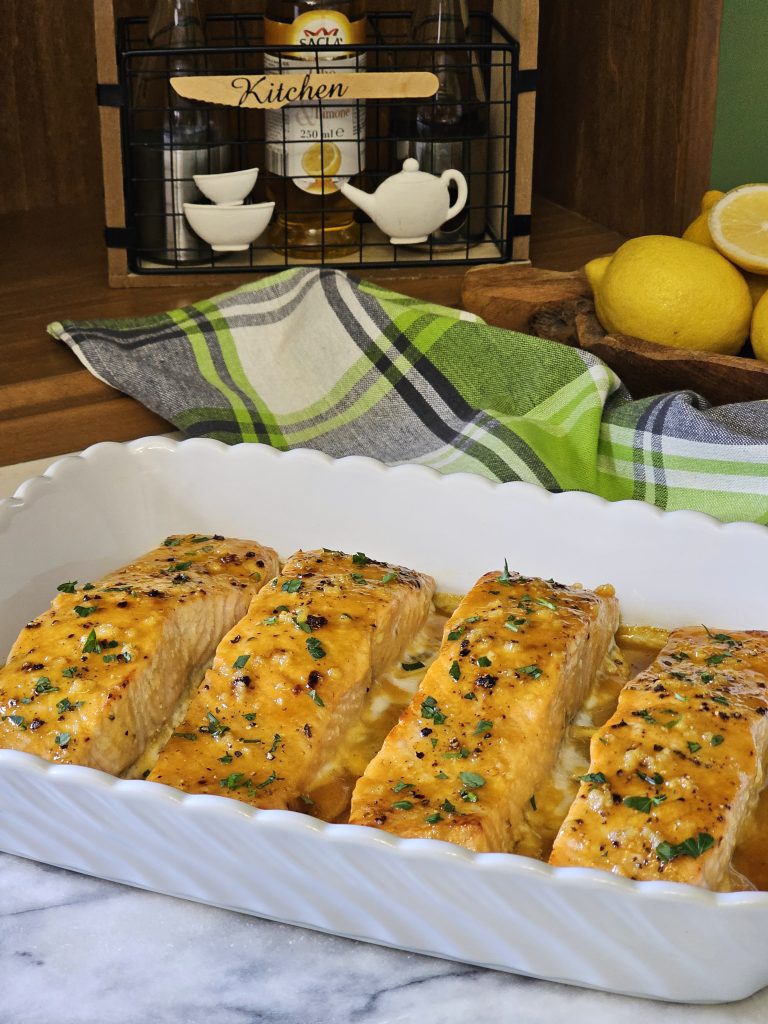 Baked Honey Mustard Salmon